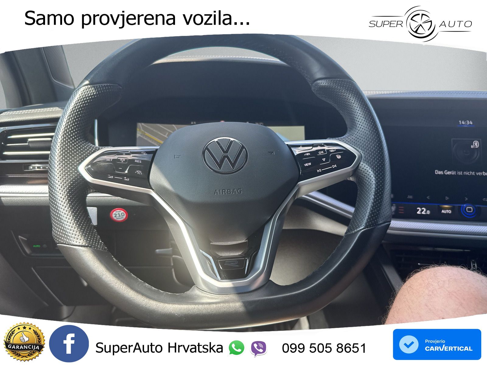 Volkswagen Touareg 3.0 V6 TDI (231 KS) 4MOTION Tiptronic R-Line ZRAČNI+ACC+GR SJED+KAM