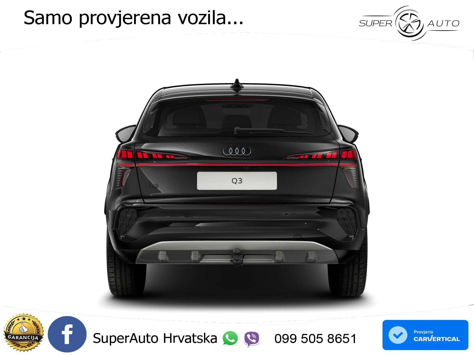 Audi Q3 Sportback 1.5 TFSI (150 KS) S tronic LED+GR SJED+ACC