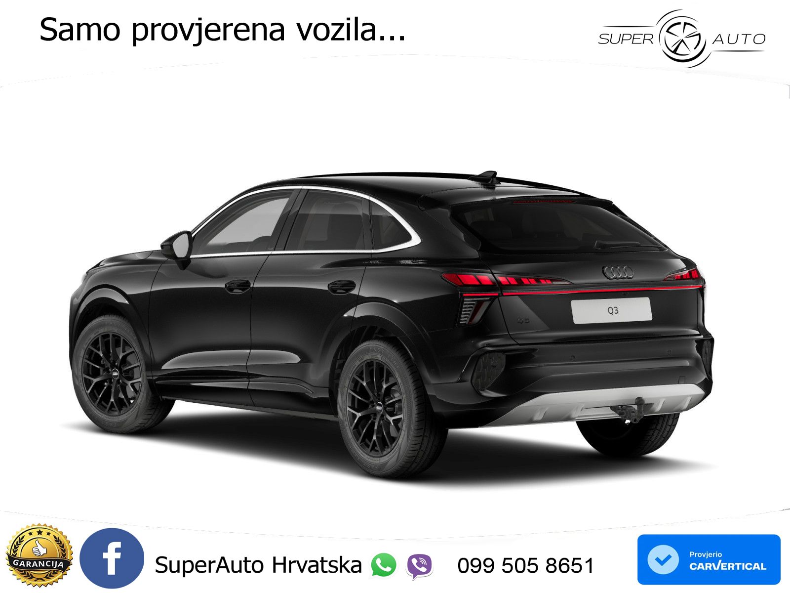 Audi Q3 Sportback 1.5 TFSI (150 KS) S tronic LED+GR SJED+ACC