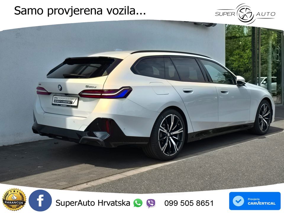 BMW 520d Touring (197 KS) xDrive Steptronic M Sport LED+GR SJED+ACC