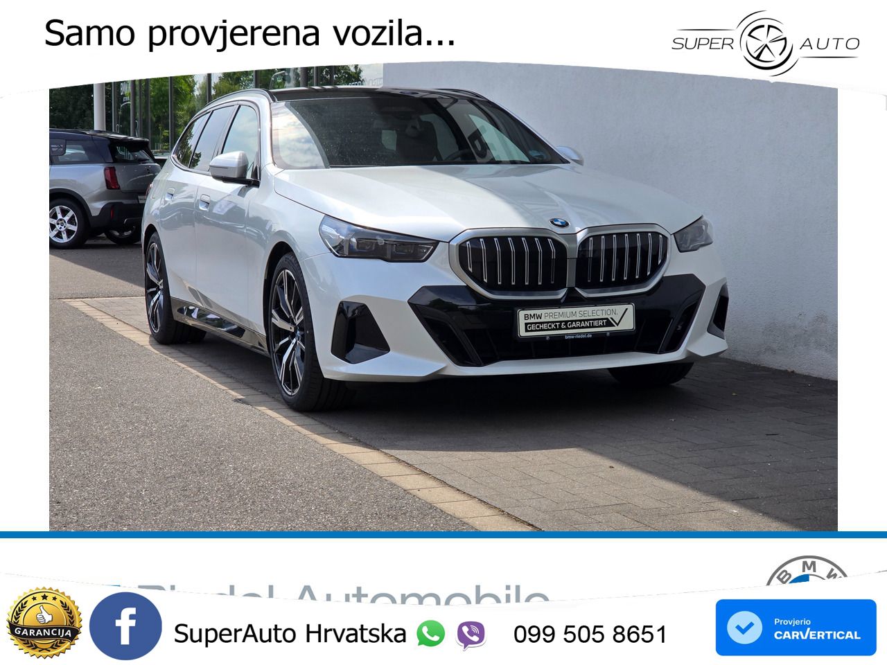 BMW 520d Touring (197 KS) xDrive Steptronic M Sport LED+GR SJED+ACC