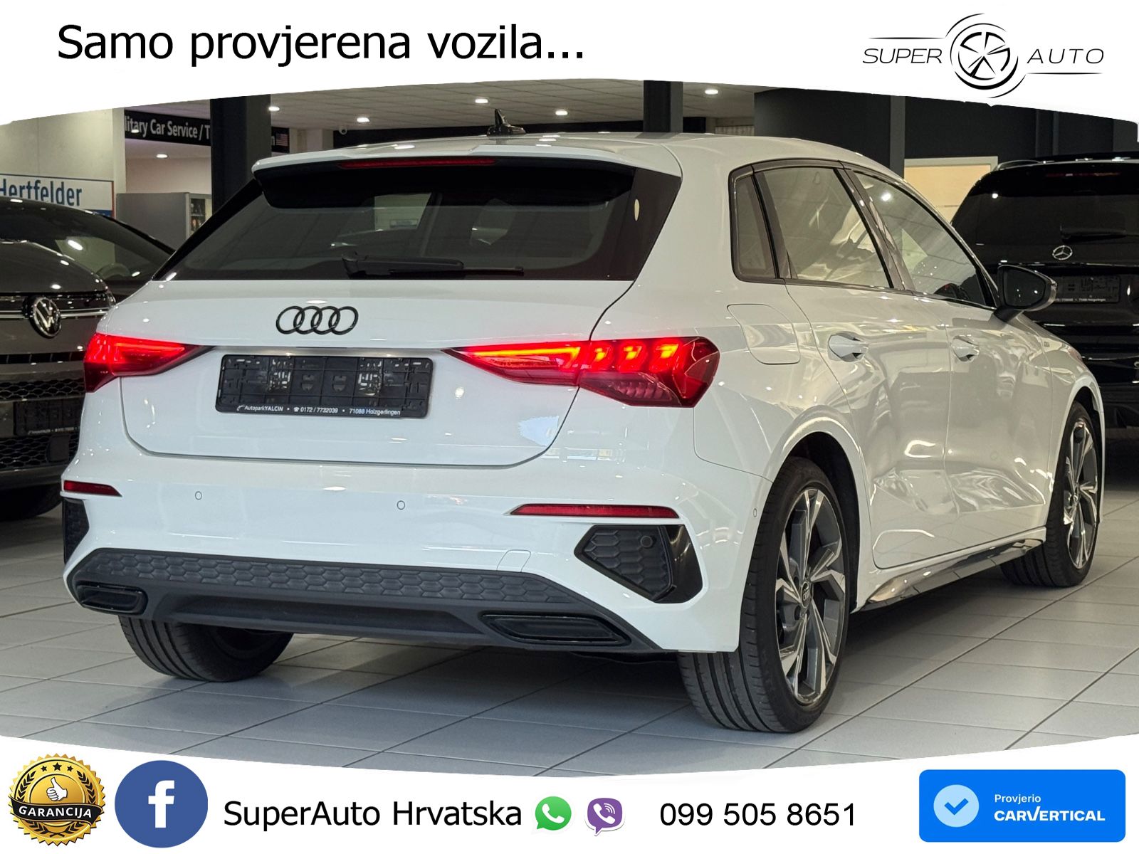 Audi A3 35 TDI (150 KS) S line LED+GR SJED+ACC
