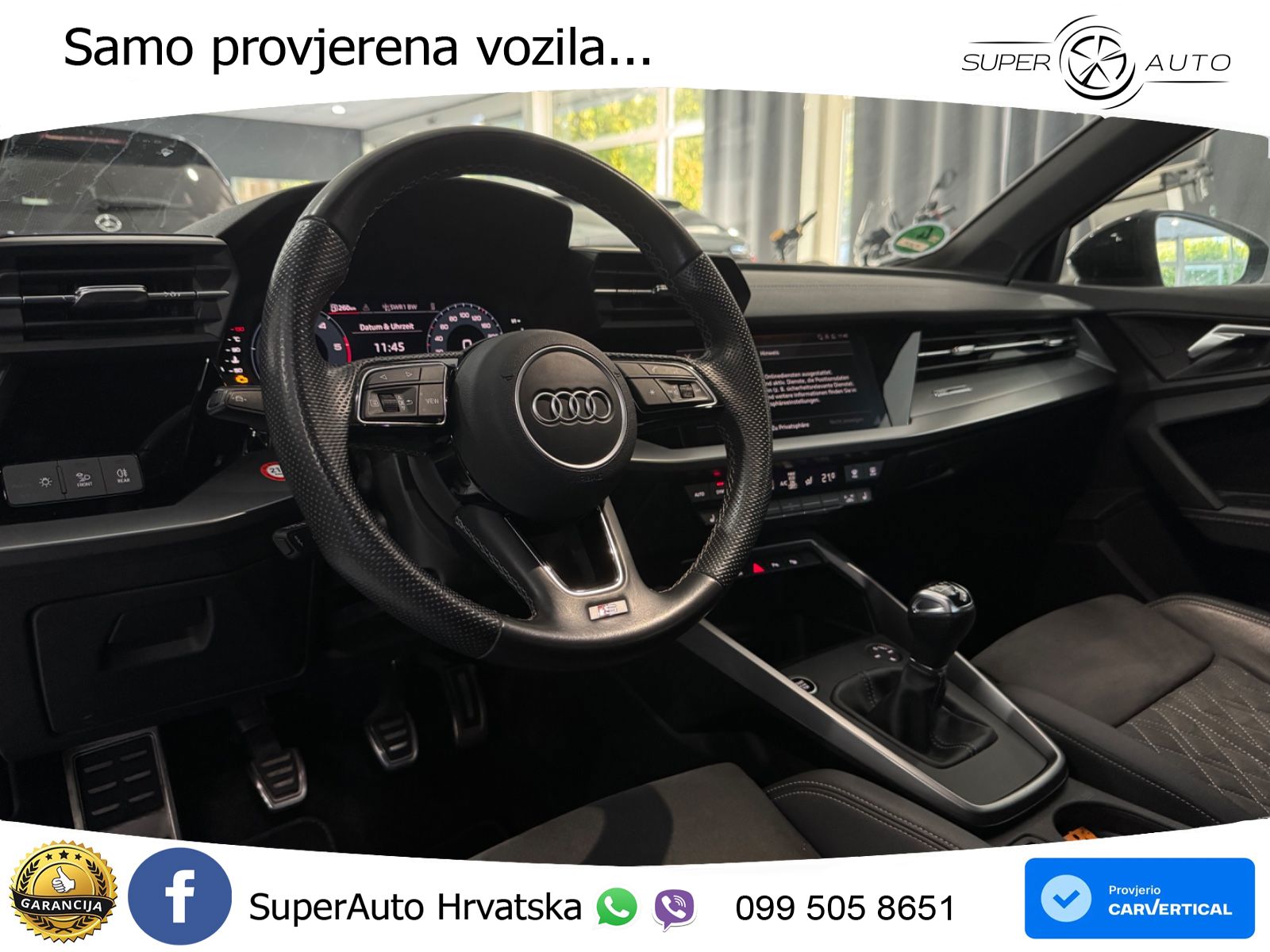 Audi A3 35 TDI (150 KS) S line LED+GR SJED+ACC