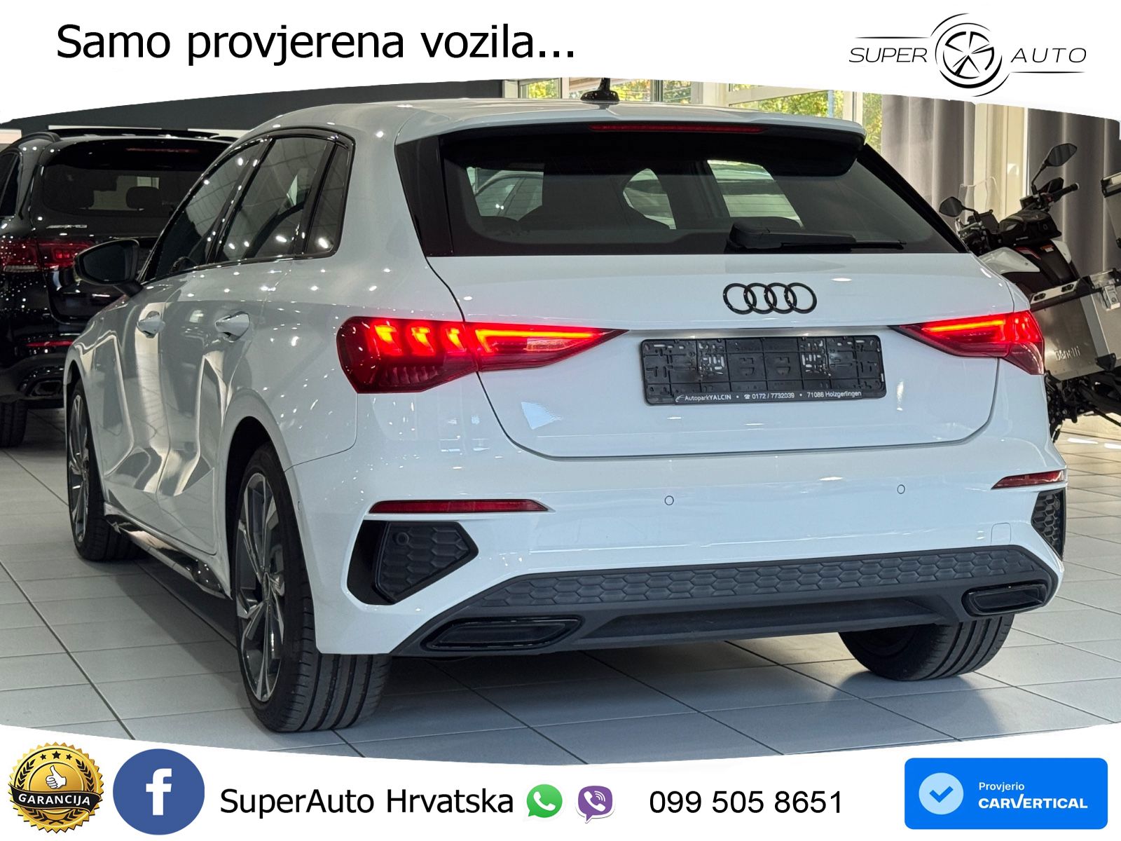 Audi A3 35 TDI (150 KS) S line LED+GR SJED+ACC