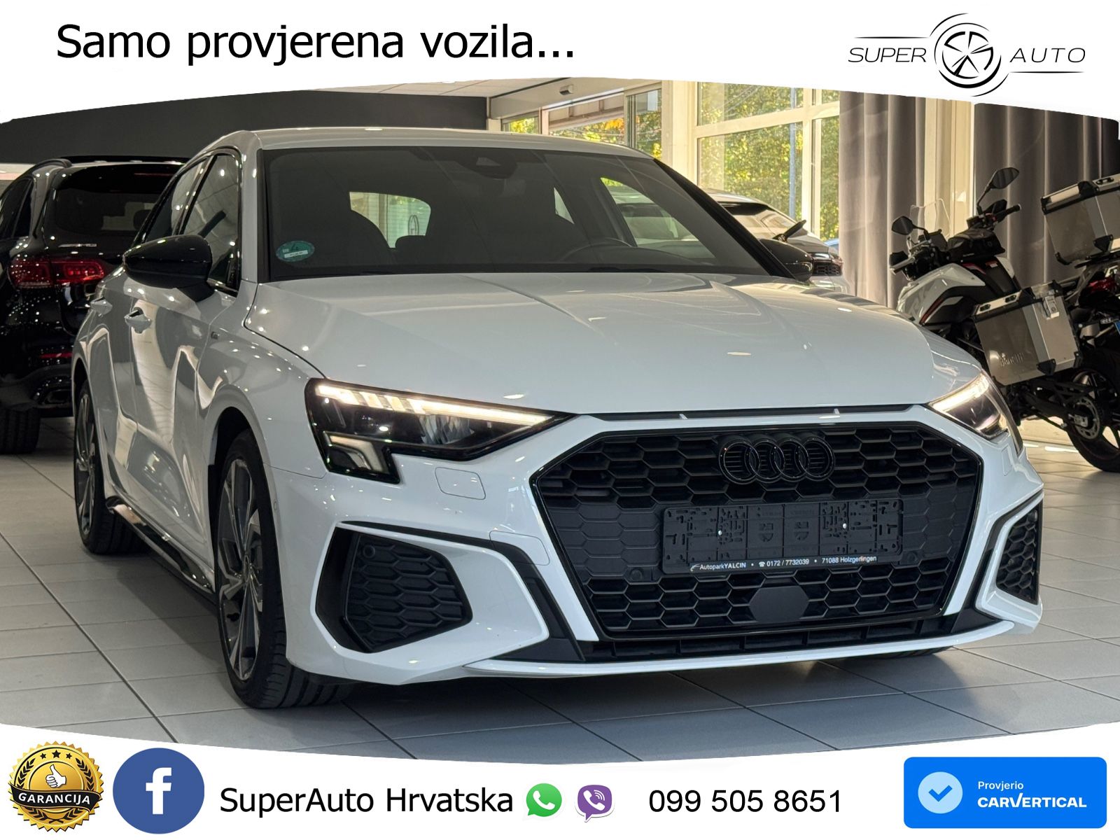 Audi A3 35 TDI (150 KS) S line LED+GR SJED+ACC