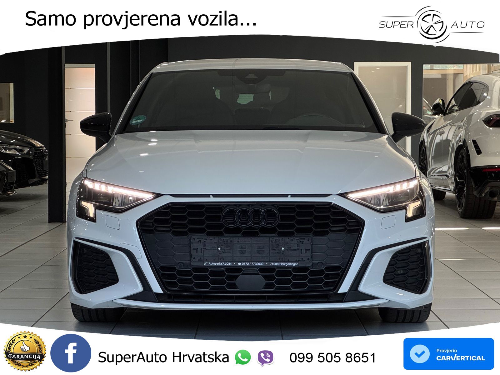 Audi A3 35 TDI (150 KS) S line LED+GR SJED+ACC