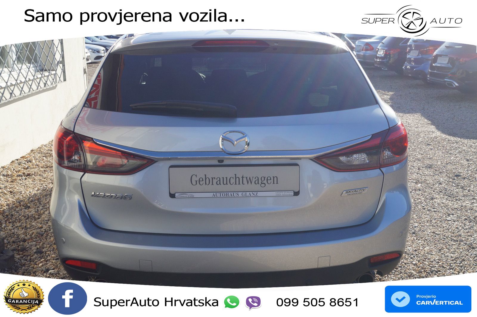 Mazda 6 Sport Combi 2.0 SKYACTIV-G (165 KS) LED+GR SJED+ACC