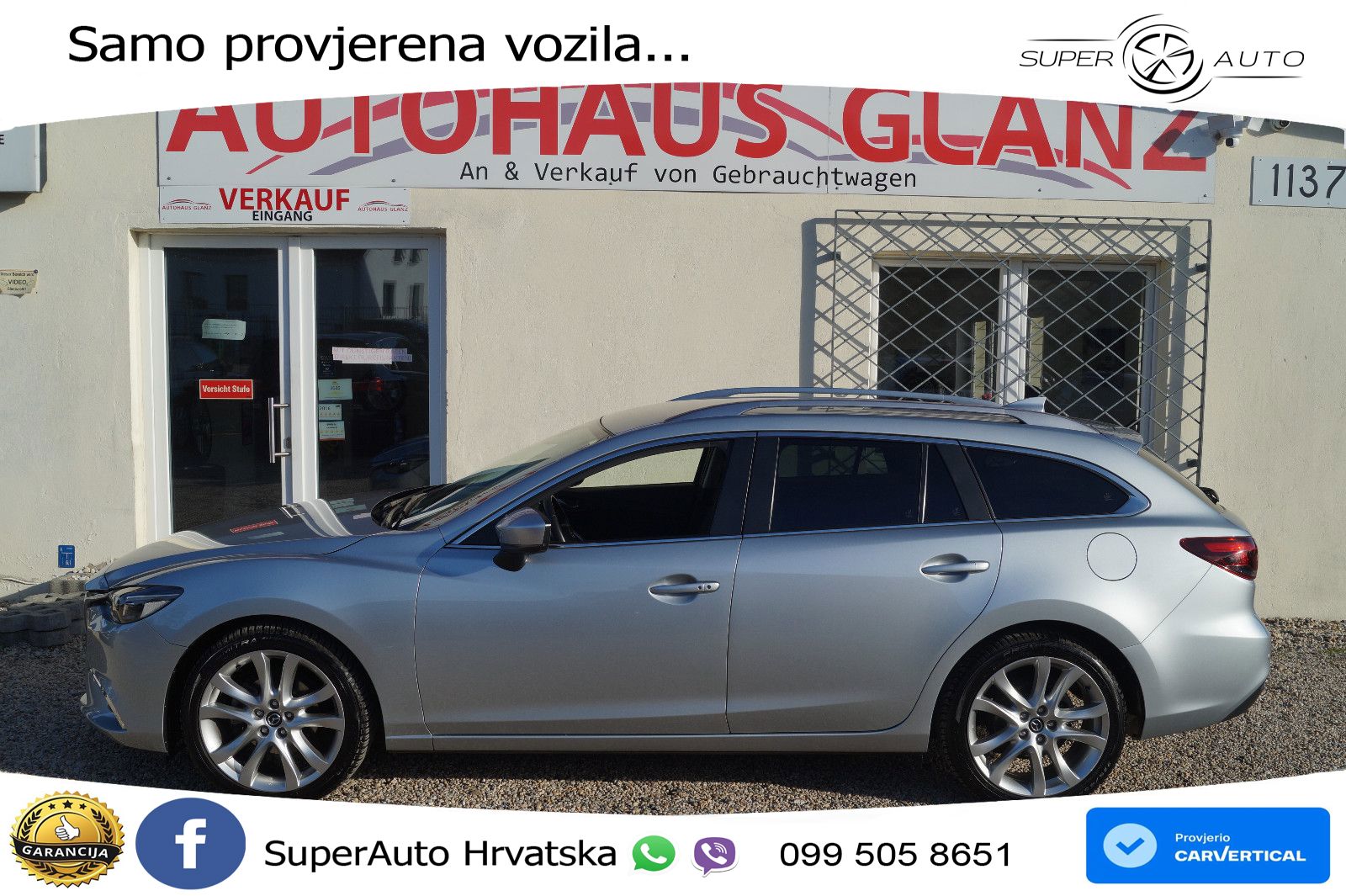 Mazda 6 Sport Combi 2.0 SKYACTIV-G (165 KS) LED+GR SJED+ACC