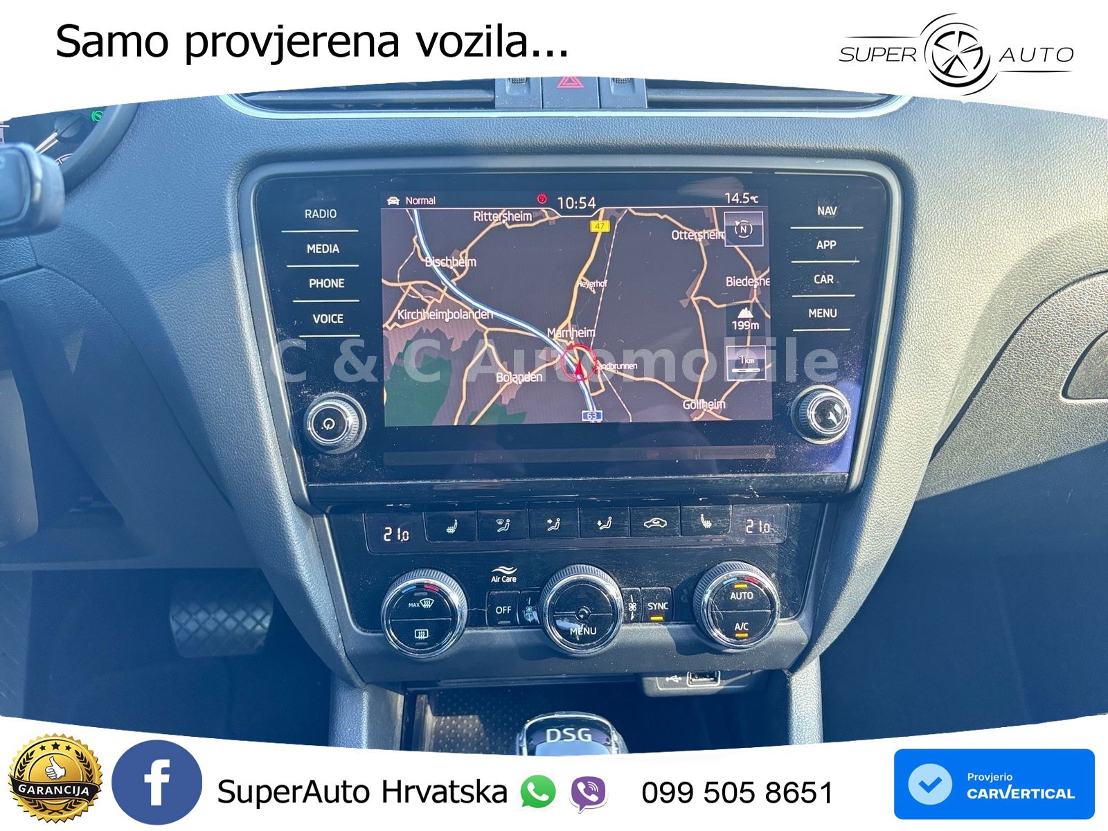 Škoda Octavia Combi 2.0 TDI (150 KS) DSG LED+GR SJED+ACC