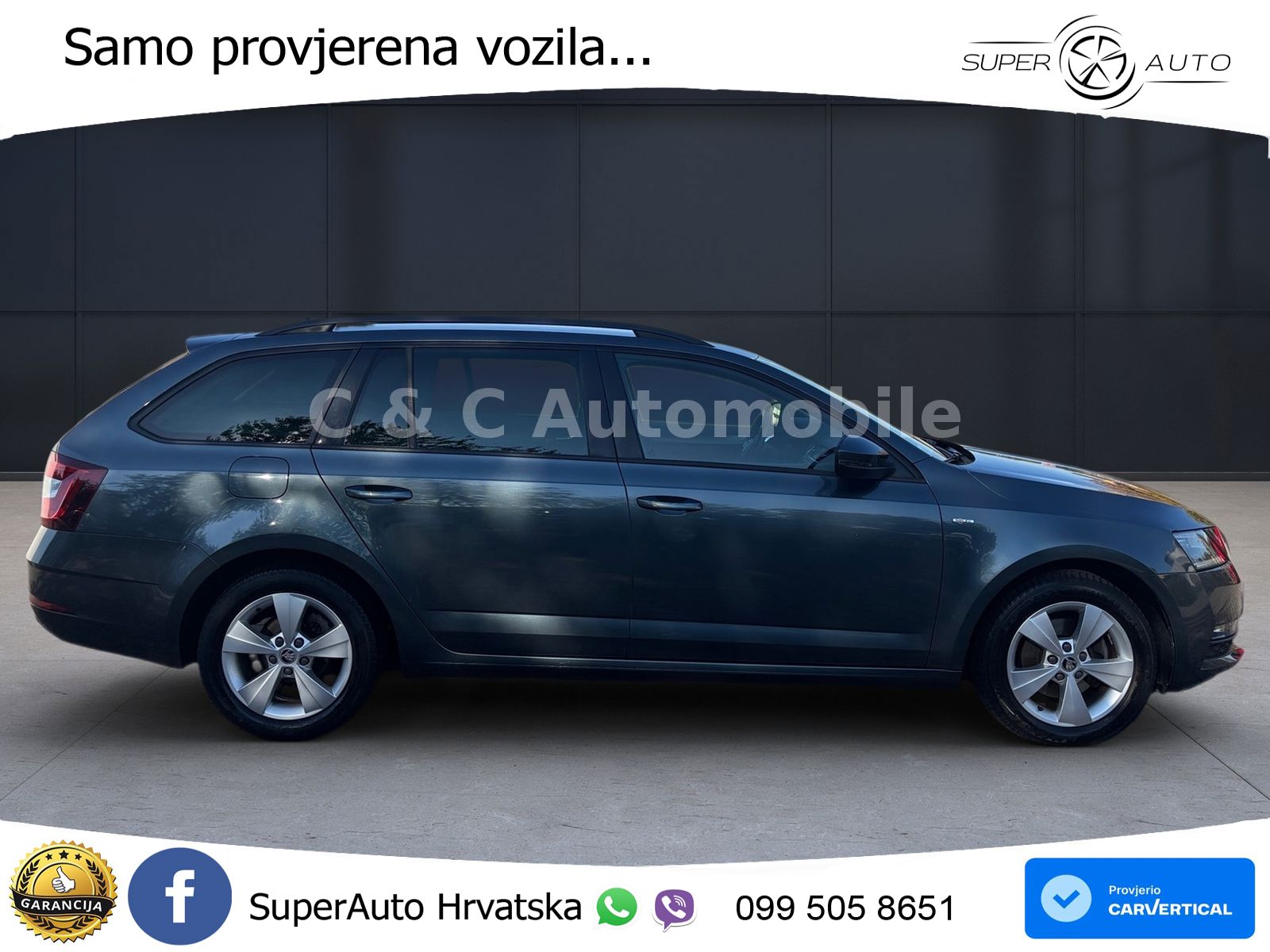 Škoda Octavia Combi 2.0 TDI (150 KS) DSG LED+GR SJED+ACC