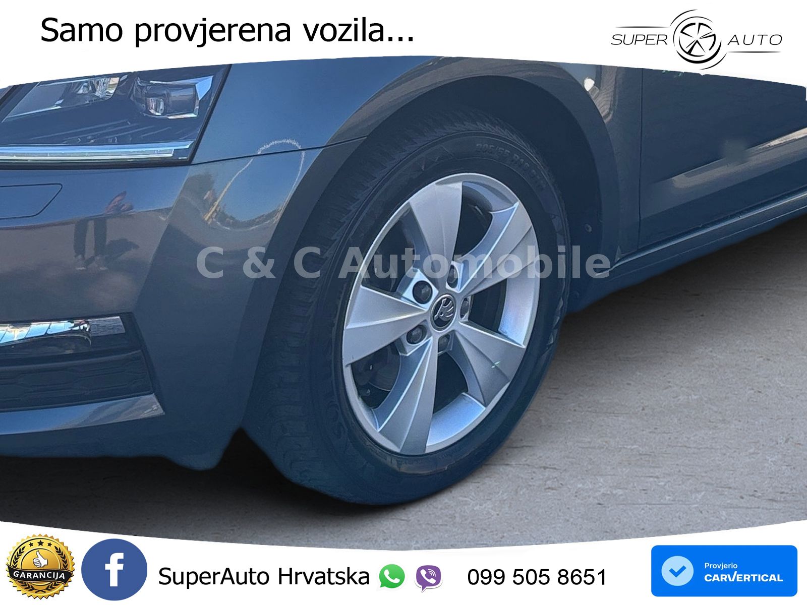 Škoda Octavia Combi 2.0 TDI (150 KS) DSG LED+GR SJED+ACC