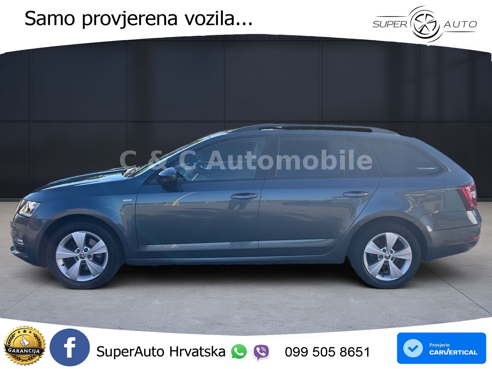Škoda Octavia Combi 2.0 TDI (150 KS) DSG LED+GR SJED+ACC