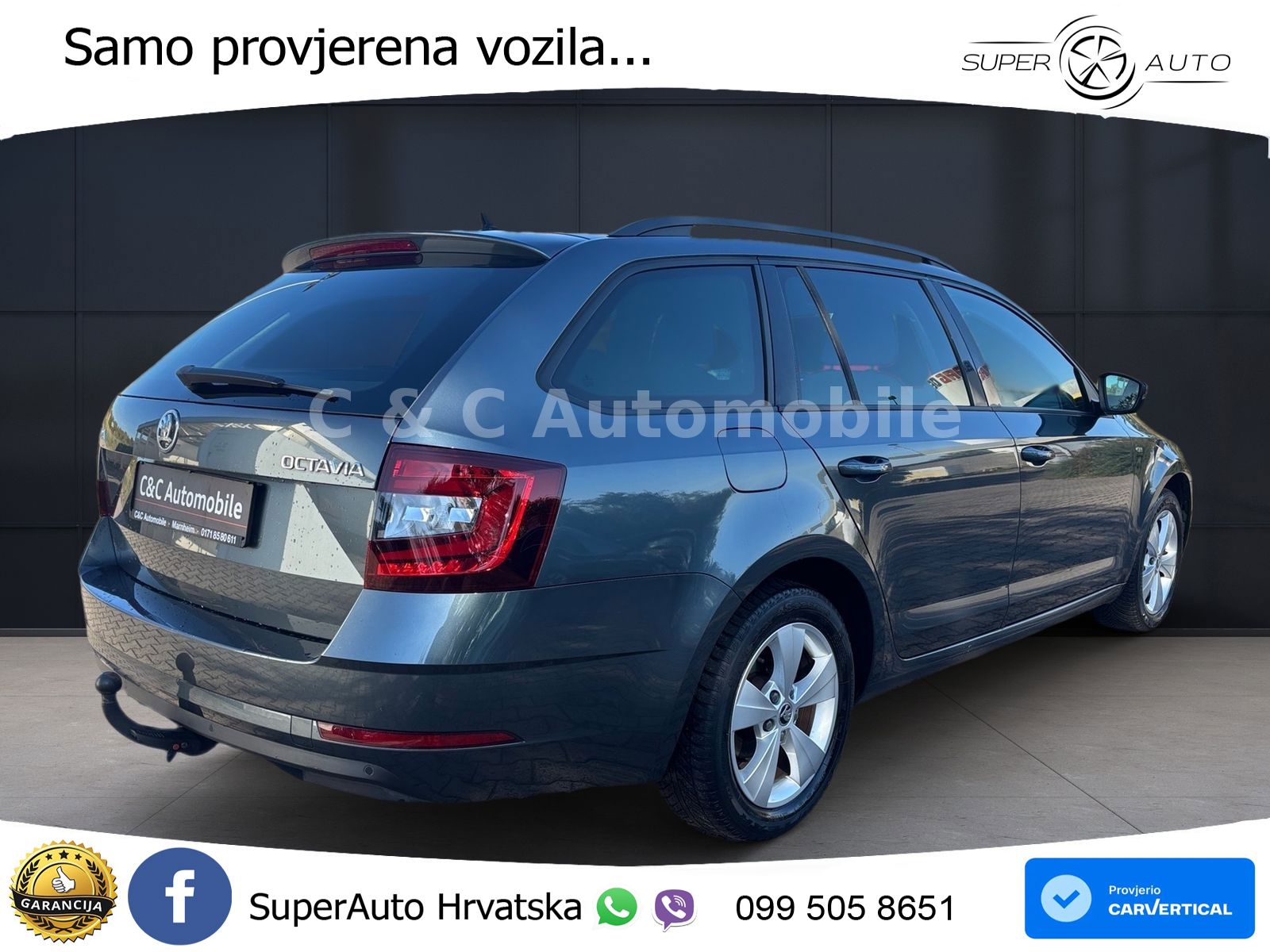 Škoda Octavia Combi 2.0 TDI (150 KS) DSG LED+GR SJED+ACC