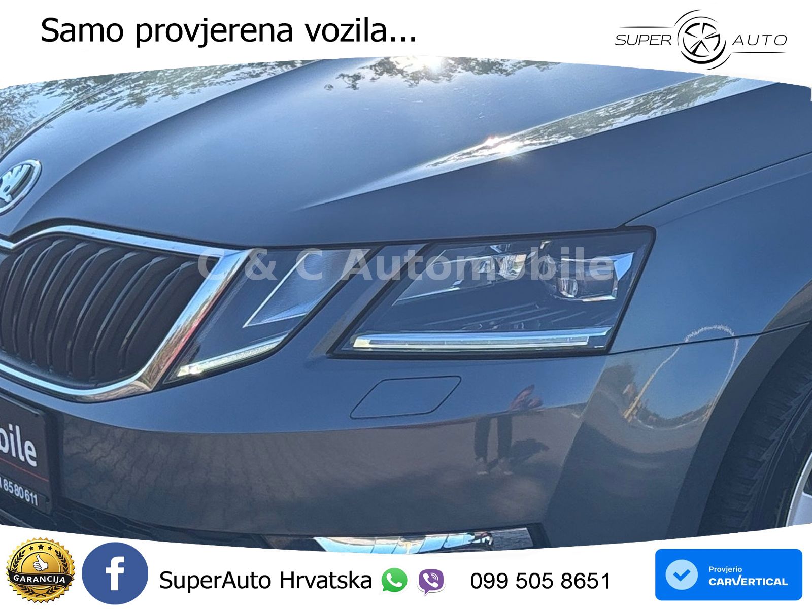 Škoda Octavia Combi 2.0 TDI (150 KS) DSG LED+GR SJED+ACC
