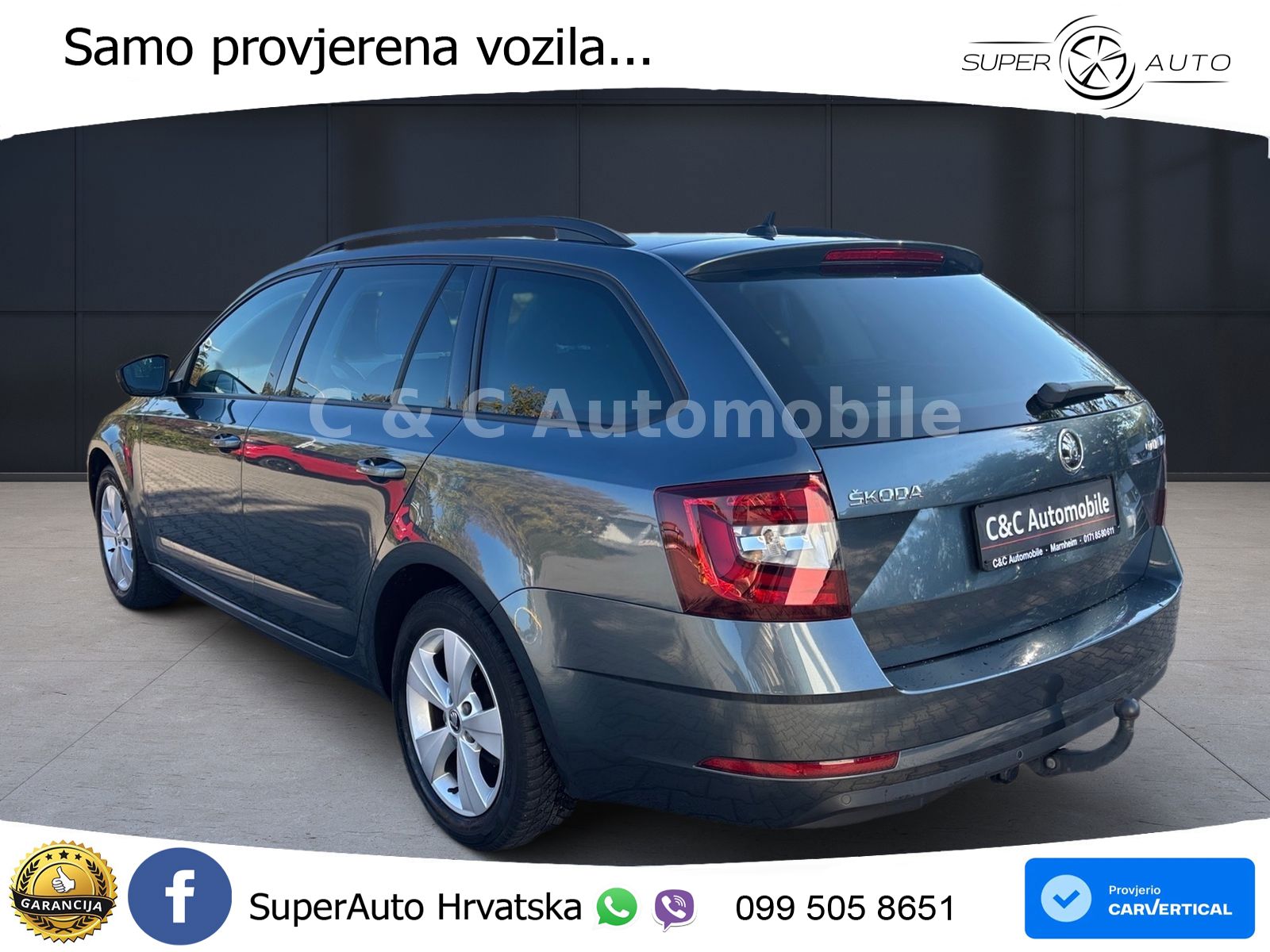 Škoda Octavia Combi 2.0 TDI (150 KS) DSG LED+GR SJED+ACC