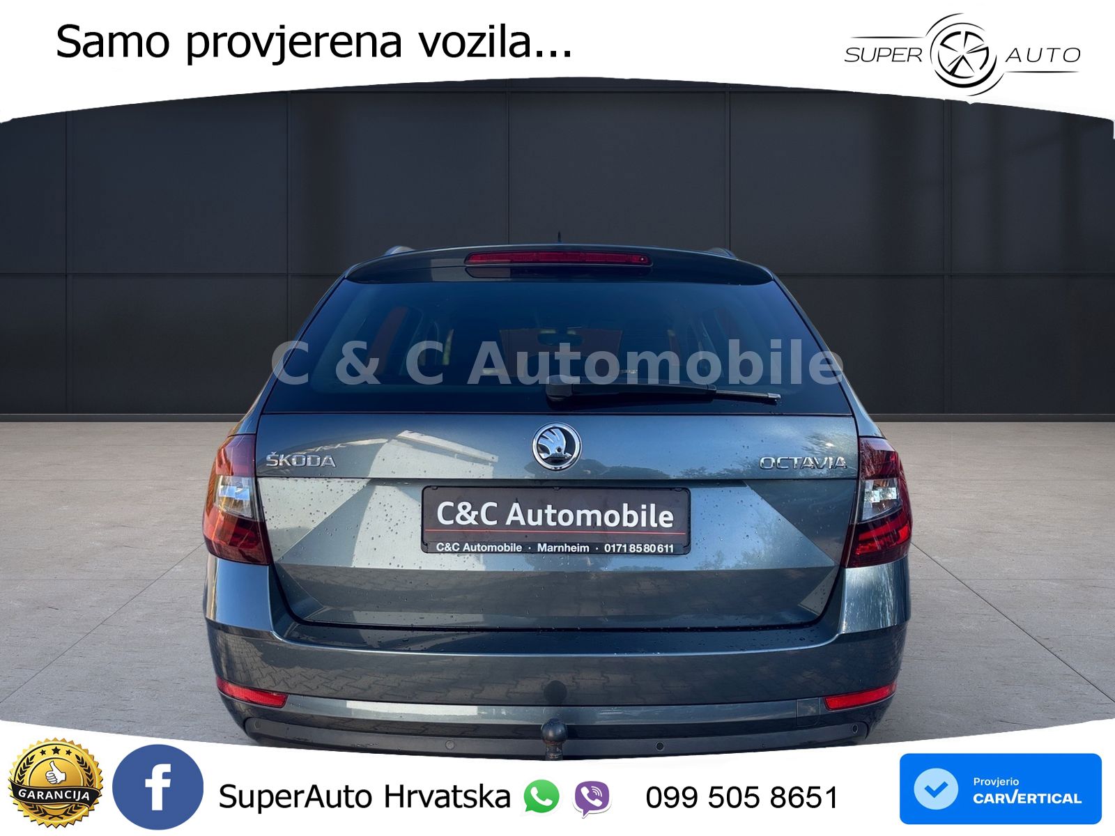Škoda Octavia Combi 2.0 TDI (150 KS) DSG LED+GR SJED+ACC