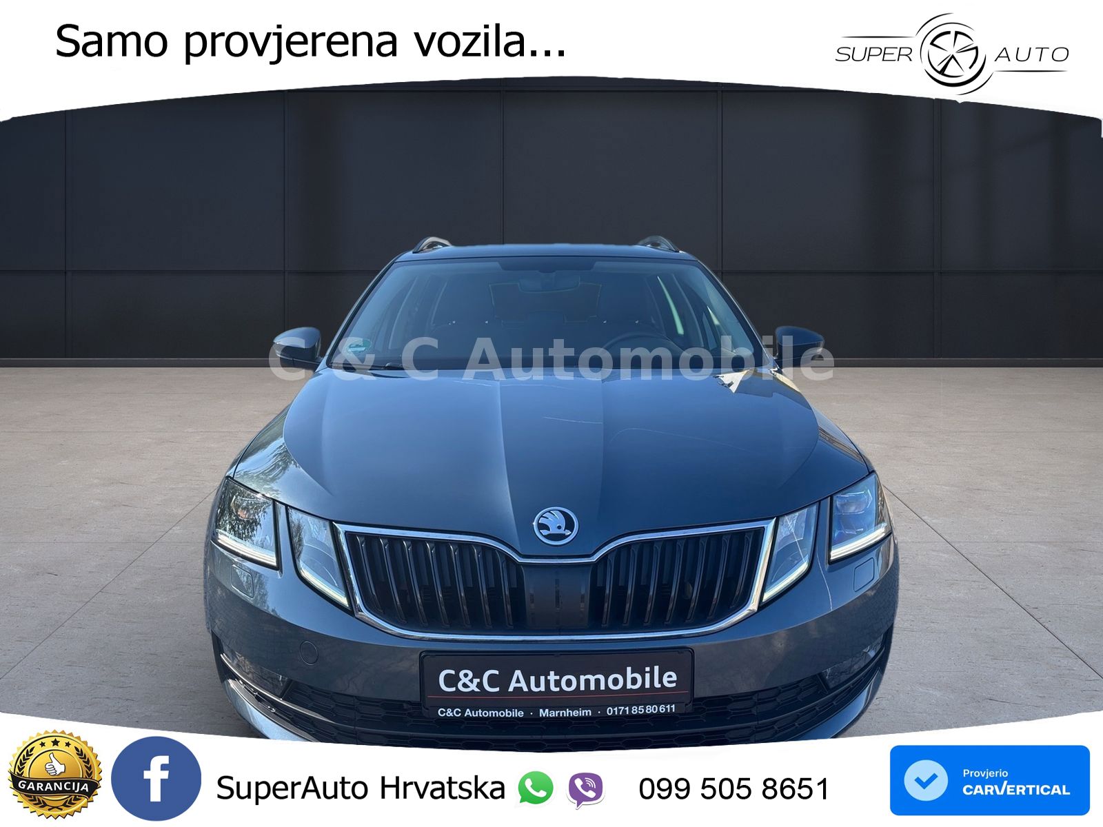 Škoda Octavia Combi 2.0 TDI (150 KS) DSG LED+GR SJED+ACC