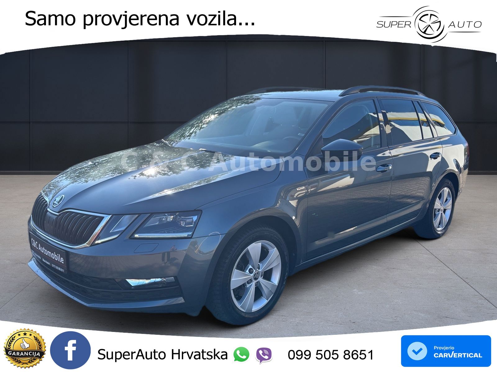 Škoda Octavia Combi 2.0 TDI (150 KS) DSG LED+GR SJED+ACC