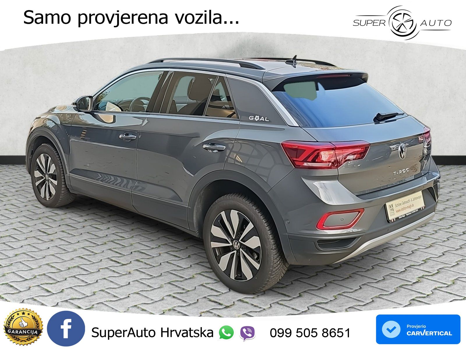 Volkswagen T-Roc 1.5 TSI (150 KS) DSG LED+GR SJED+ACC