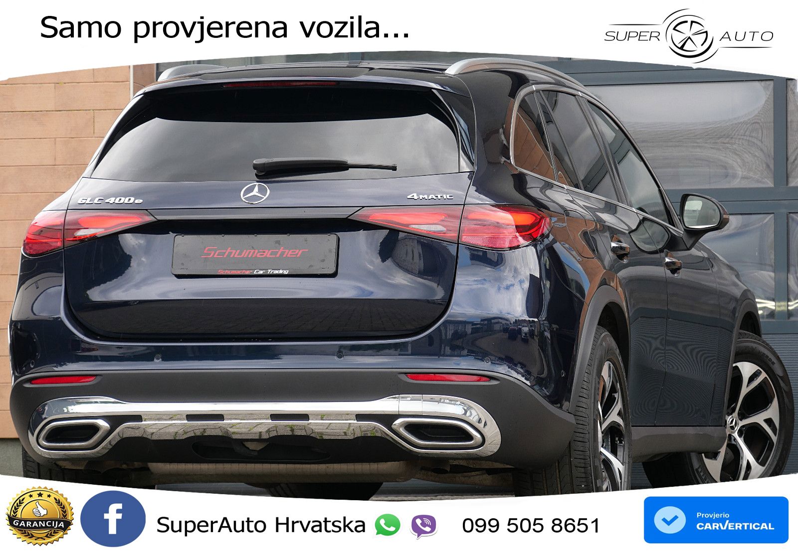 Mercedes GLC 400e (381 KS) 4MATIC 9G-TRONIC LED+GR SJED+ACC