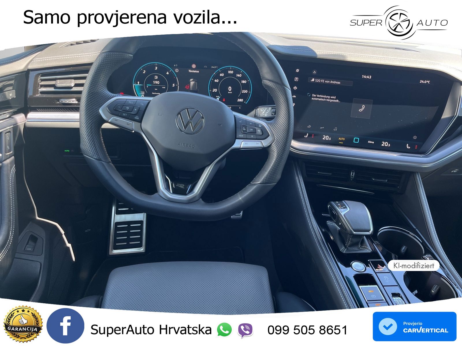 Volkswagen Touareg 3.0 V6 TDI (286 KS) 4MOTION Tiptronic ZRAČNI+ACC+GR SJED+KAM+PANO