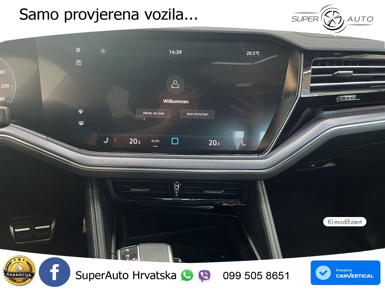 Volkswagen Touareg 3.0 V6 TDI (286 KS) 4MOTION Tiptronic ZRAČNI+ACC+GR SJED+KAM+PANO