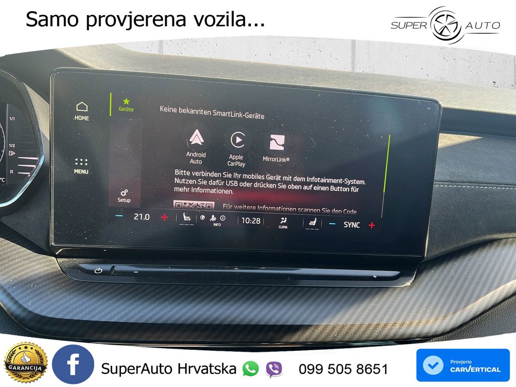 Škoda Octavia Combi RS 2.0 TSI (245 KS) DSG LED+GR SJED+ACC