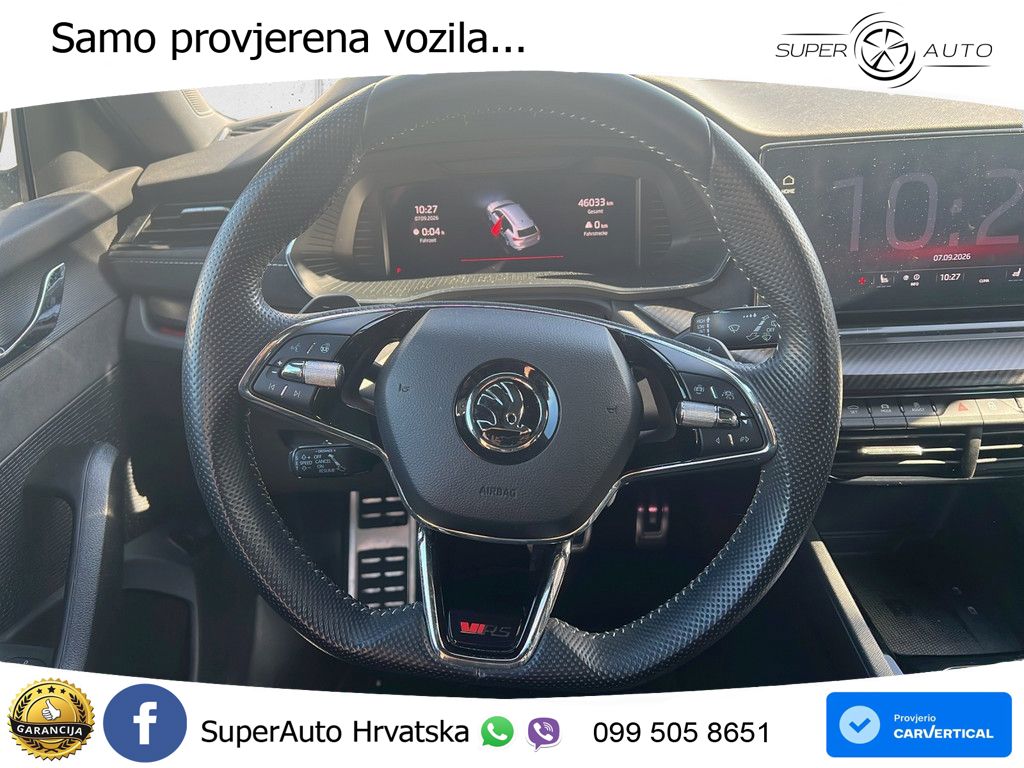 Škoda Octavia Combi RS 2.0 TSI (245 KS) DSG LED+GR SJED+ACC