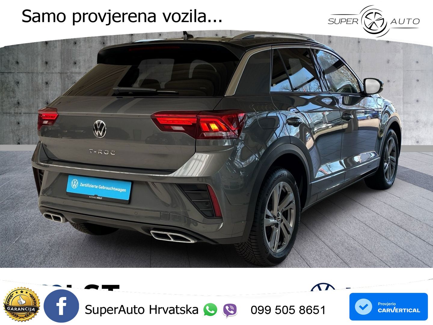Volkswagen T-Roc 1.5 TSI (150 KS) DSG LED+GR SJED+ACC