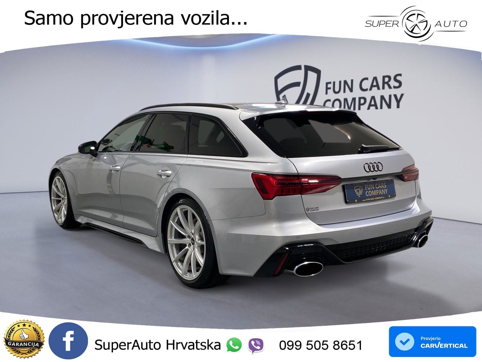 Audi RS6 Avant 4.0 TFSI V8 (600 KS) quattro Tiptronic LED+GR SJED+ACC