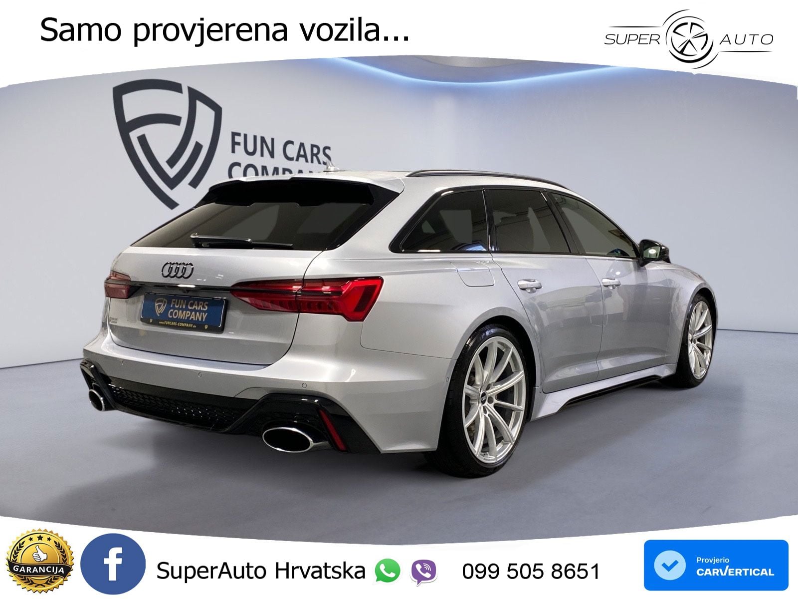 Audi RS6 Avant 4.0 TFSI V8 (600 KS) quattro Tiptronic LED+GR SJED+ACC
