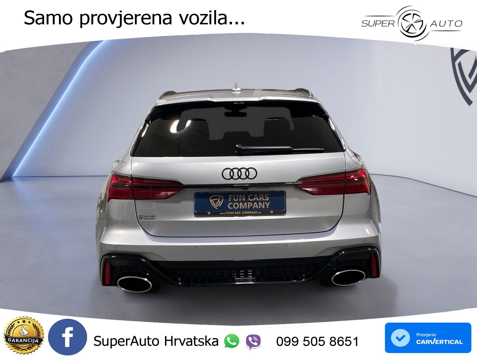Audi RS6 Avant 4.0 TFSI V8 (600 KS) quattro Tiptronic LED+GR SJED+ACC