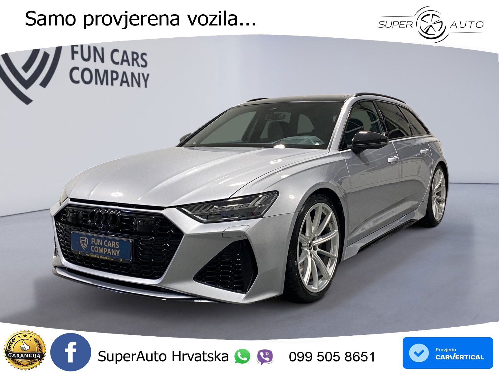 Audi RS6 Avant 4.0 TFSI V8 (600 KS) quattro Tiptronic LED+GR SJED+ACC
