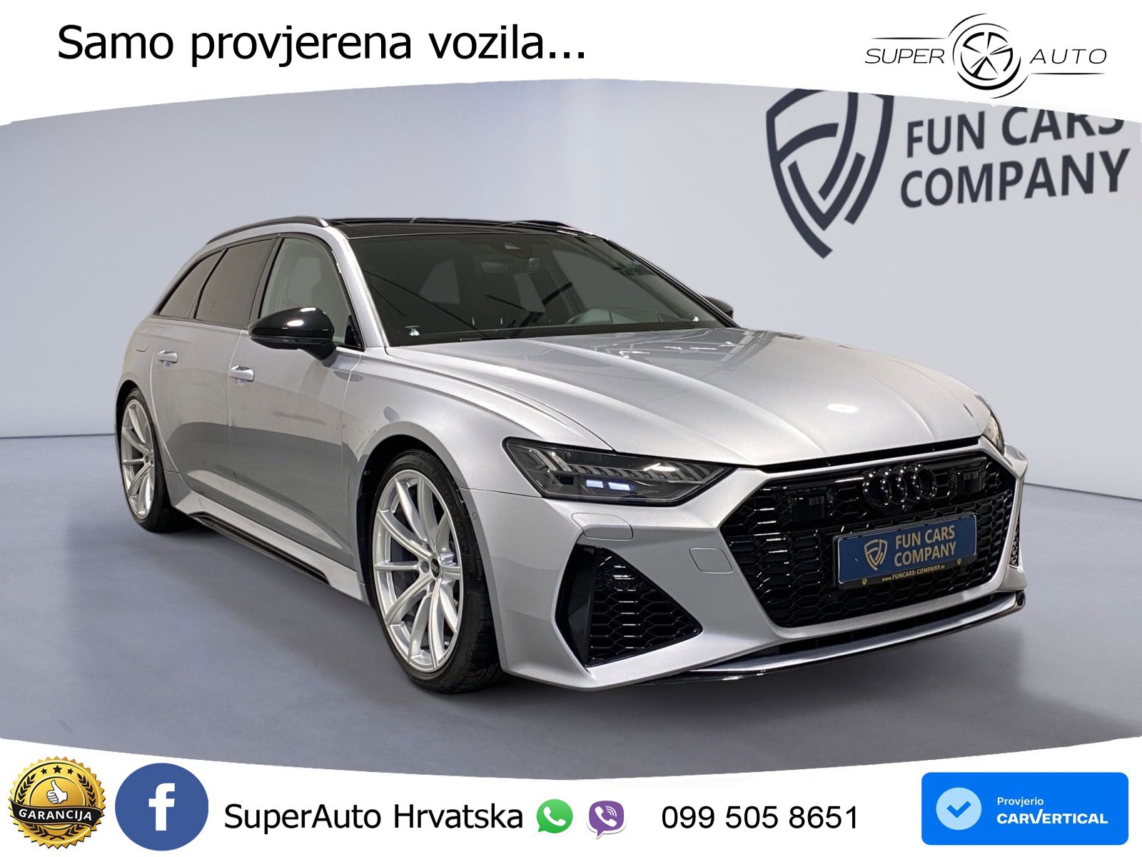 Audi RS6 Avant 4.0 TFSI V8 (600 KS) quattro Tiptronic LED+GR SJED+ACC
