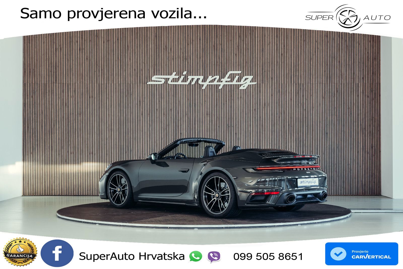 Porsche 911 Turbo S Cabriolet 3.8 (650 KS) PDK LED+GR SJED+ACC