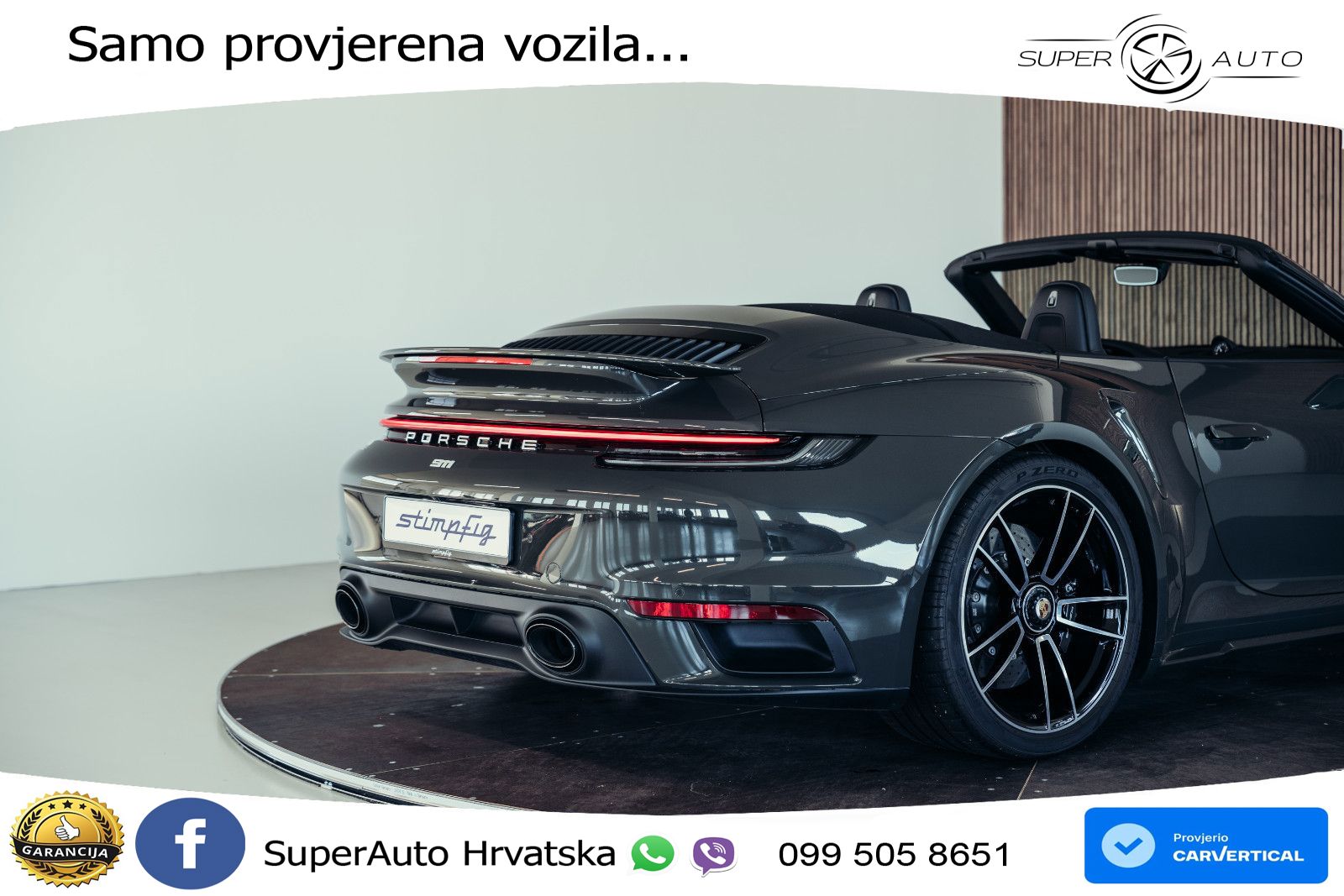 Porsche 911 Turbo S Cabriolet 3.8 (650 KS) PDK LED+GR SJED+ACC