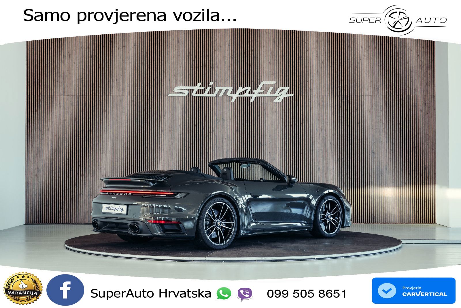 Porsche 911 Turbo S Cabriolet 3.8 (650 KS) PDK LED+GR SJED+ACC