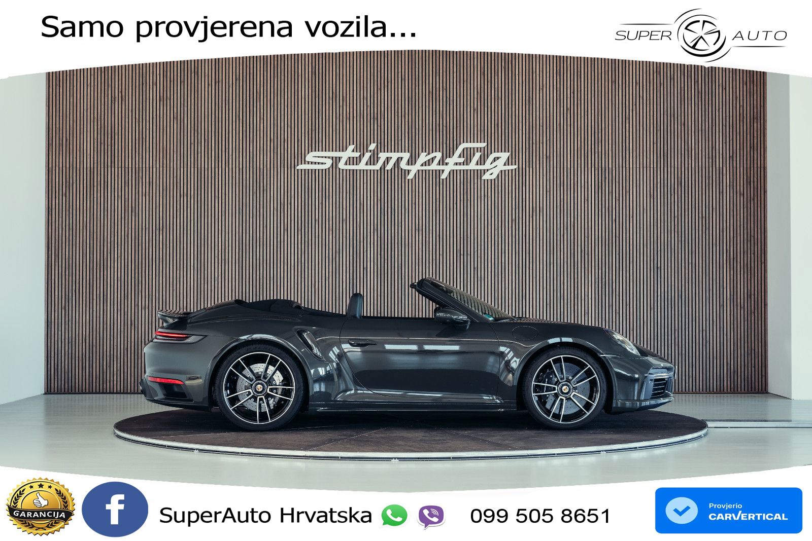 Porsche 911 Turbo S Cabriolet 3.8 (650 KS) PDK LED+GR SJED+ACC