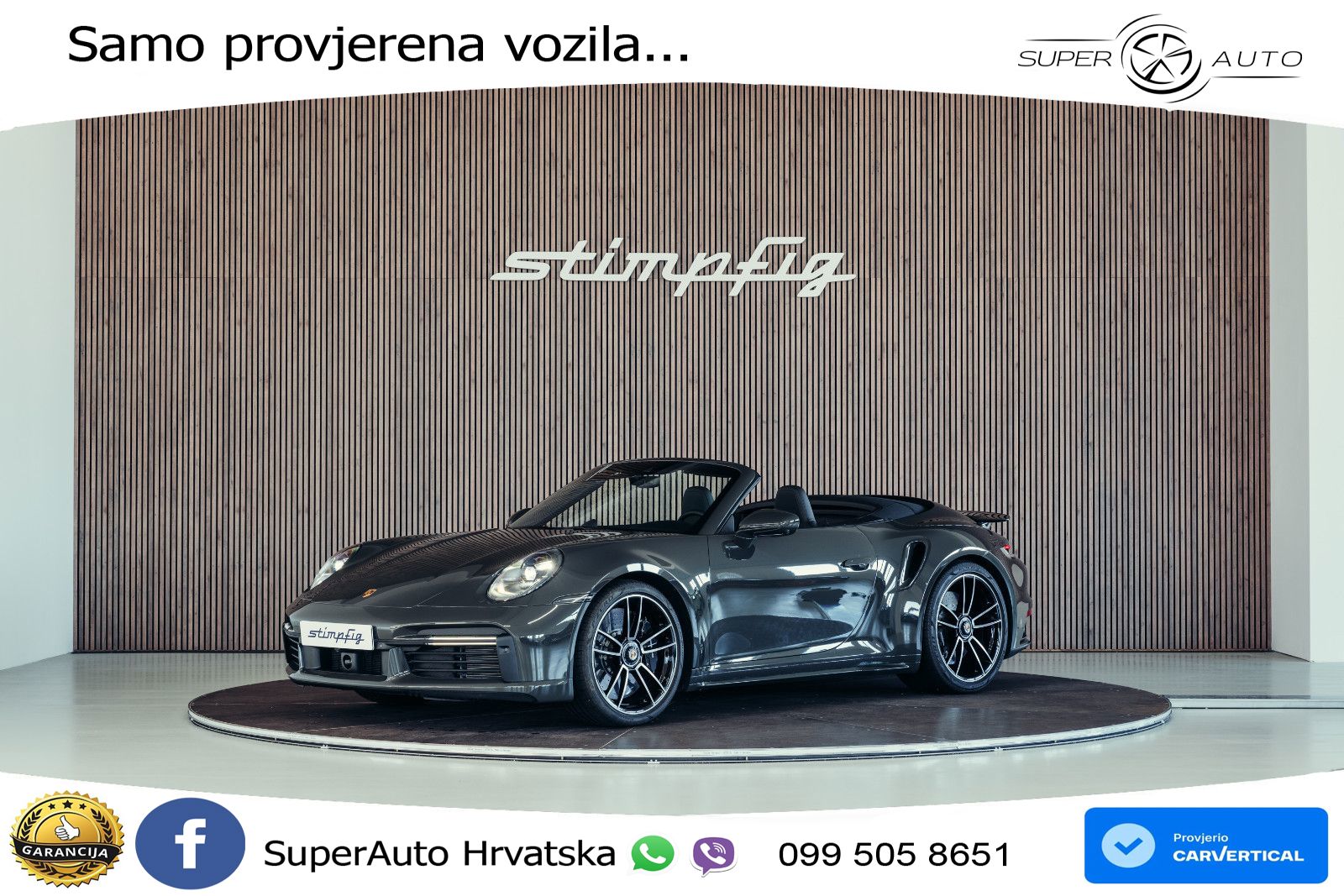 Porsche 911 Turbo S Cabriolet 3.8 (650 KS) PDK LED+GR SJED+ACC