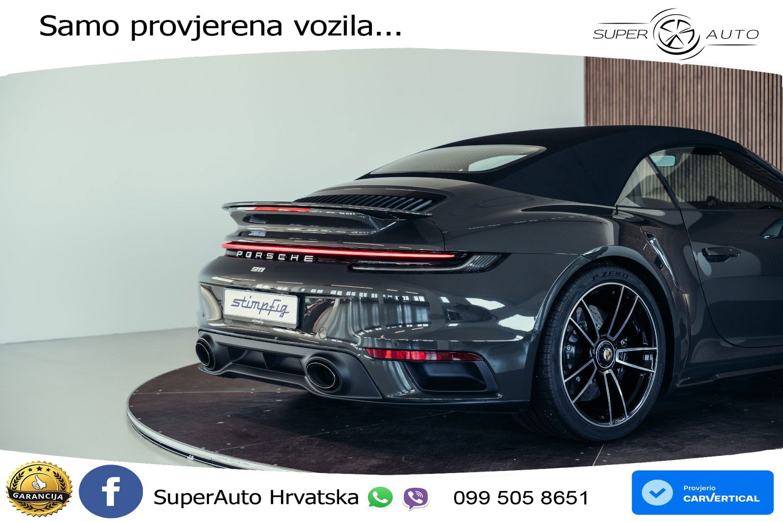Porsche 911 Turbo S Cabriolet 3.8 (650 KS) PDK LED+GR SJED+ACC