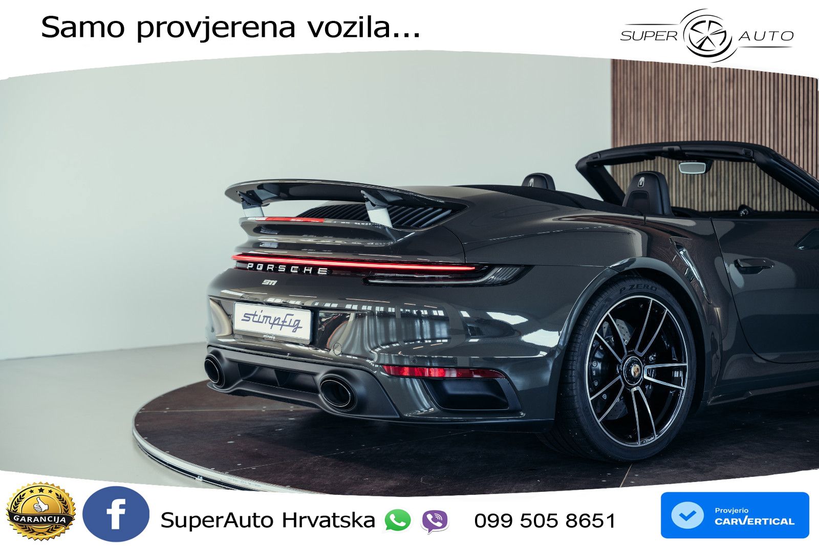 Porsche 911 Turbo S Cabriolet 3.8 (650 KS) PDK LED+GR SJED+ACC