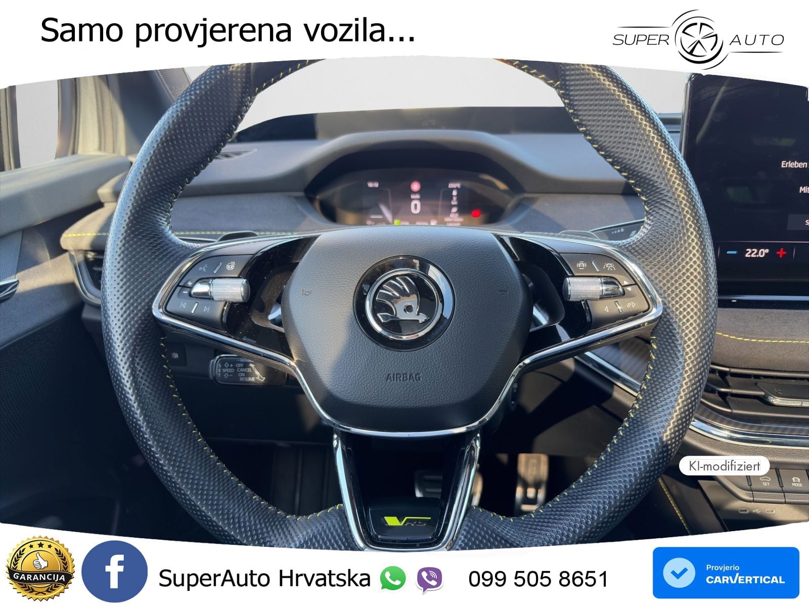 Škoda Enyaq iV RS 82 kWh (299 KS) AWD LED+GR SJED+ACC