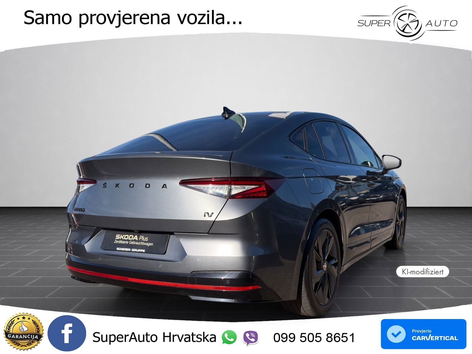 Škoda Enyaq iV RS 82 kWh (299 KS) AWD LED+GR SJED+ACC
