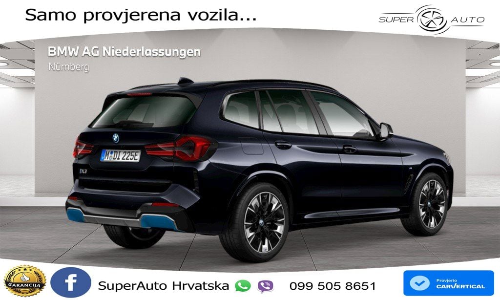 BMW iX3 80 kWh (286 KS) M Sport ACC+HEAD+GR SJED+360+PANO