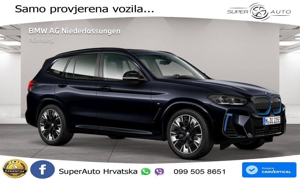 BMW iX3 80 kWh (286 KS) M Sport ACC+HEAD+GR SJED+360+PANO