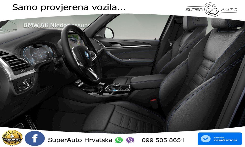 BMW iX3 80 kWh (286 KS) M Sport ACC+HEAD+GR SJED+360+PANO