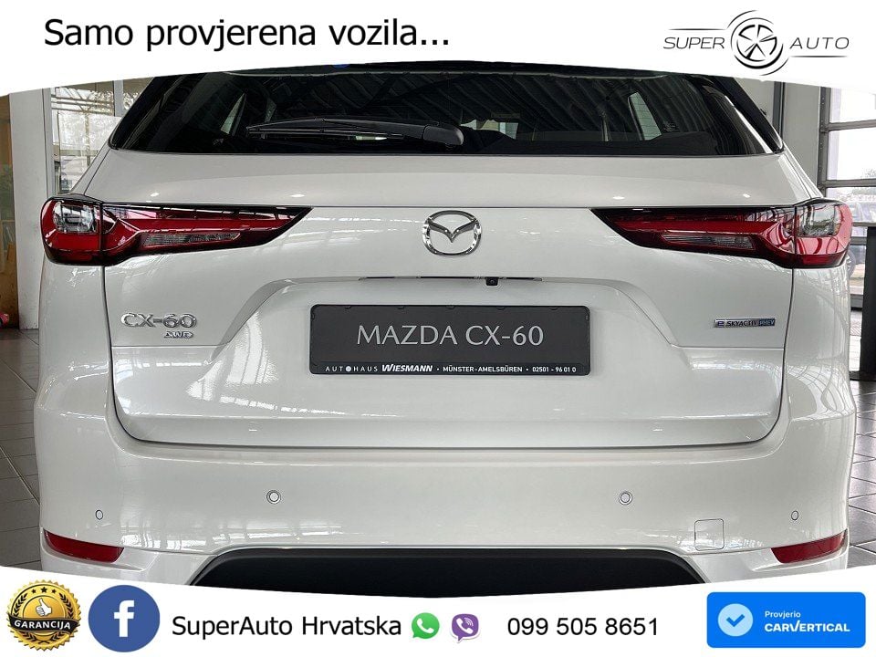 Mazda CX-60 2.5 e-Skyactiv (328 KS) AWD Automatic MATRIX+GR SJED+KAM