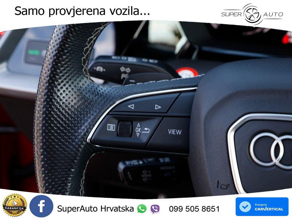 Audi A3 40 TFSI (190 KS) quattro S tronic S line MATRIX+GR SJED+KAM
