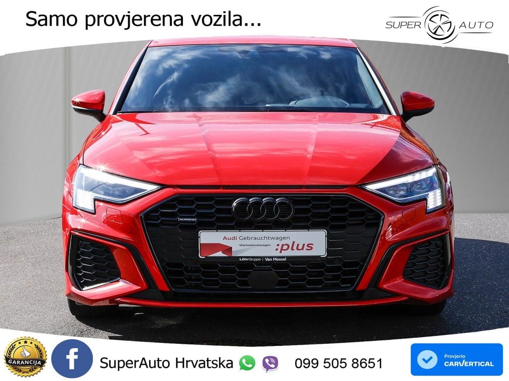 Audi A3 40 TFSI (190 KS) quattro S tronic S line MATRIX+GR SJED+KAM