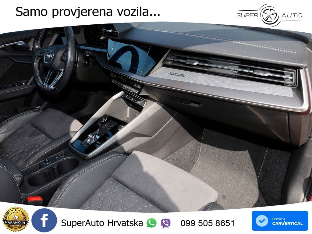 Audi A3 40 TFSI (190 KS) quattro S tronic S line MATRIX+GR SJED+KAM